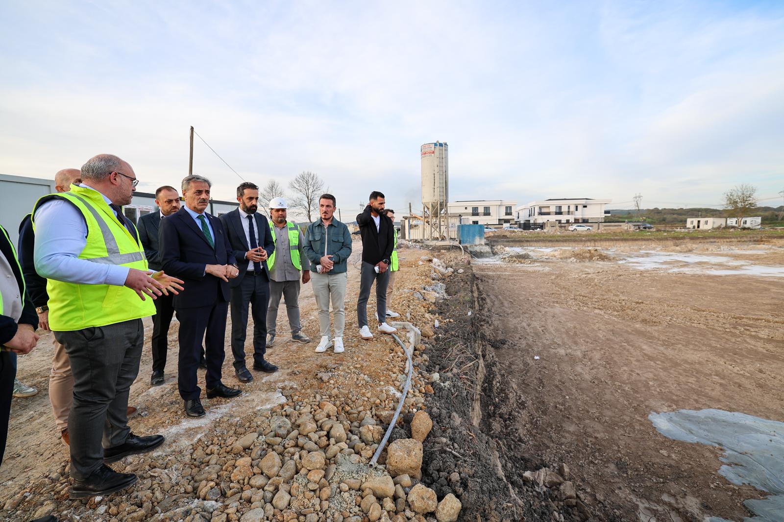 Şehrin spor geleceğine modern dokunuş Projede işlemler hız kazandı