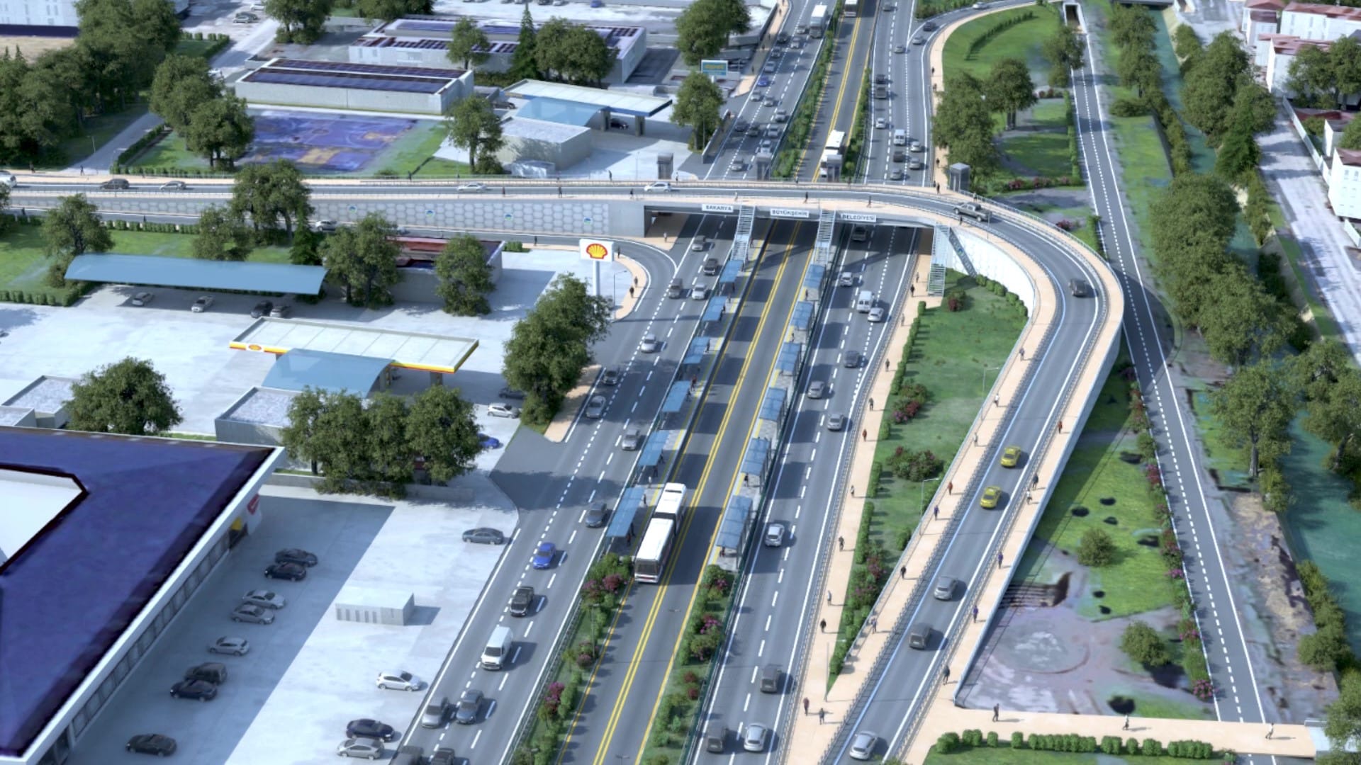 Yenikent trafiğini çarşıya direk bağlayacak duble yol ve köprü geliyor