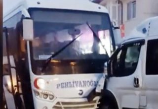 İşçi servisleri çarpıştı: 11 yaralı