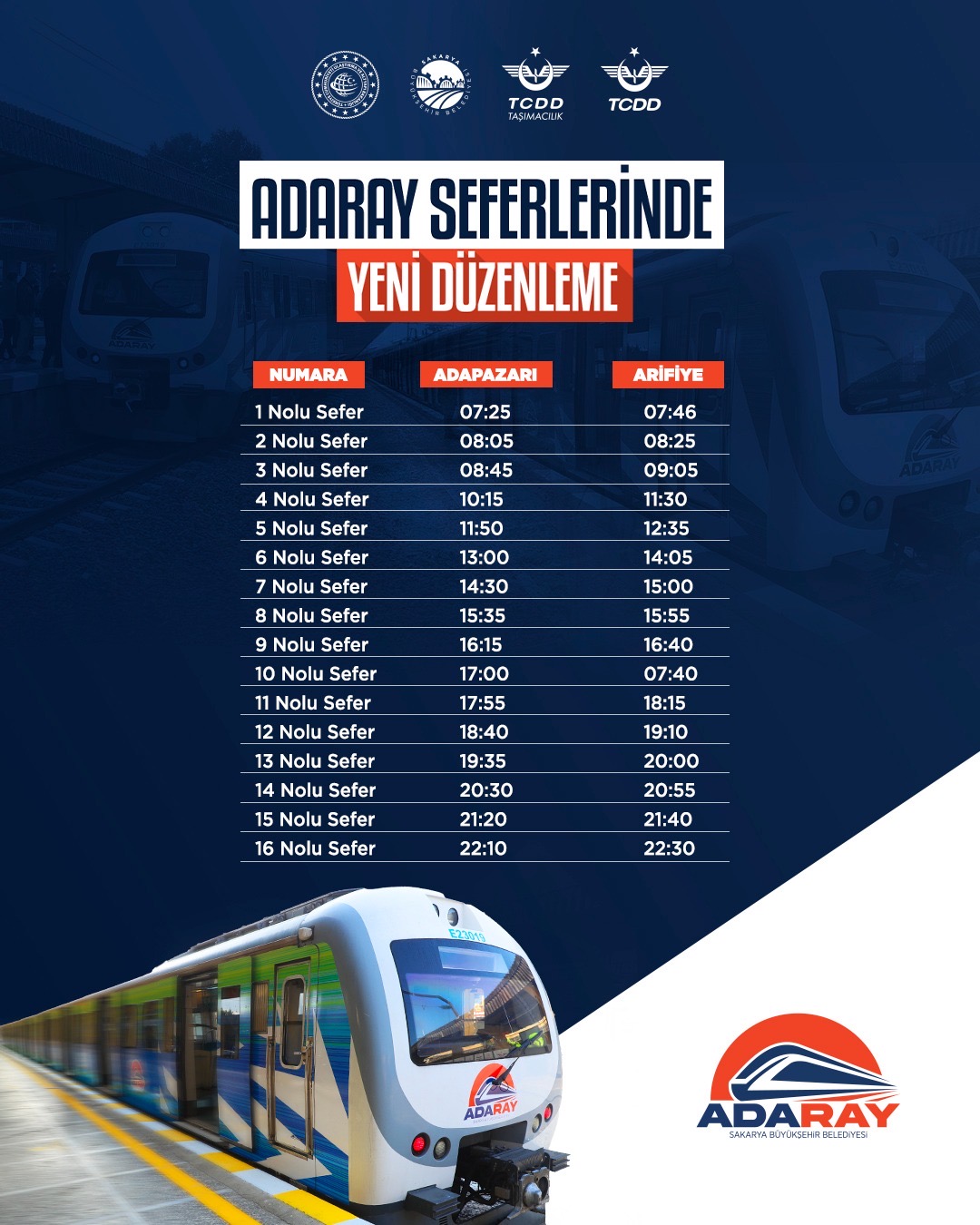 ADARAY seferlerinde yeni düzenleme