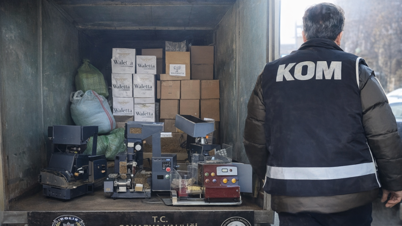 Sakarya’da Kaçak Tütün Operasyonu | KOM’dan Büyük Baskın