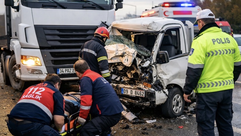 Sakarya D-650 Kara Yolunda Kaza: Tır ve Kamyonet Çarpıştı, 3 Yaralı