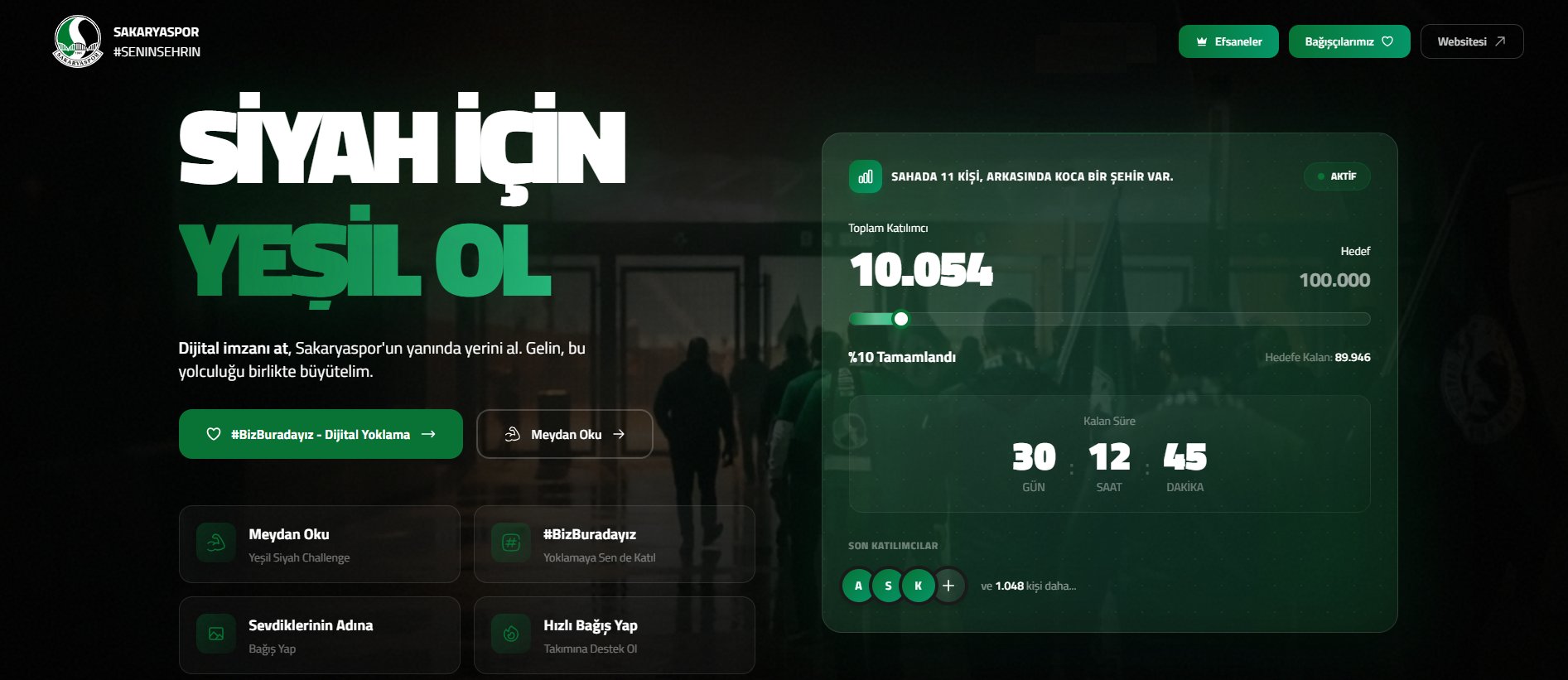 🟩 Sakaryaspor’un Yenilenen Resmi Web Sitesi Yayına Açıldı