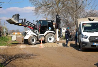 Küçükesence Mahallesi’nde yenilenen 6 bin 400 metrelik hat sayesinde su kayıpları son buldu