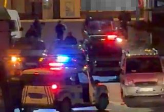 Komşuda Gece Hareketli Dakikalar Yaşandı