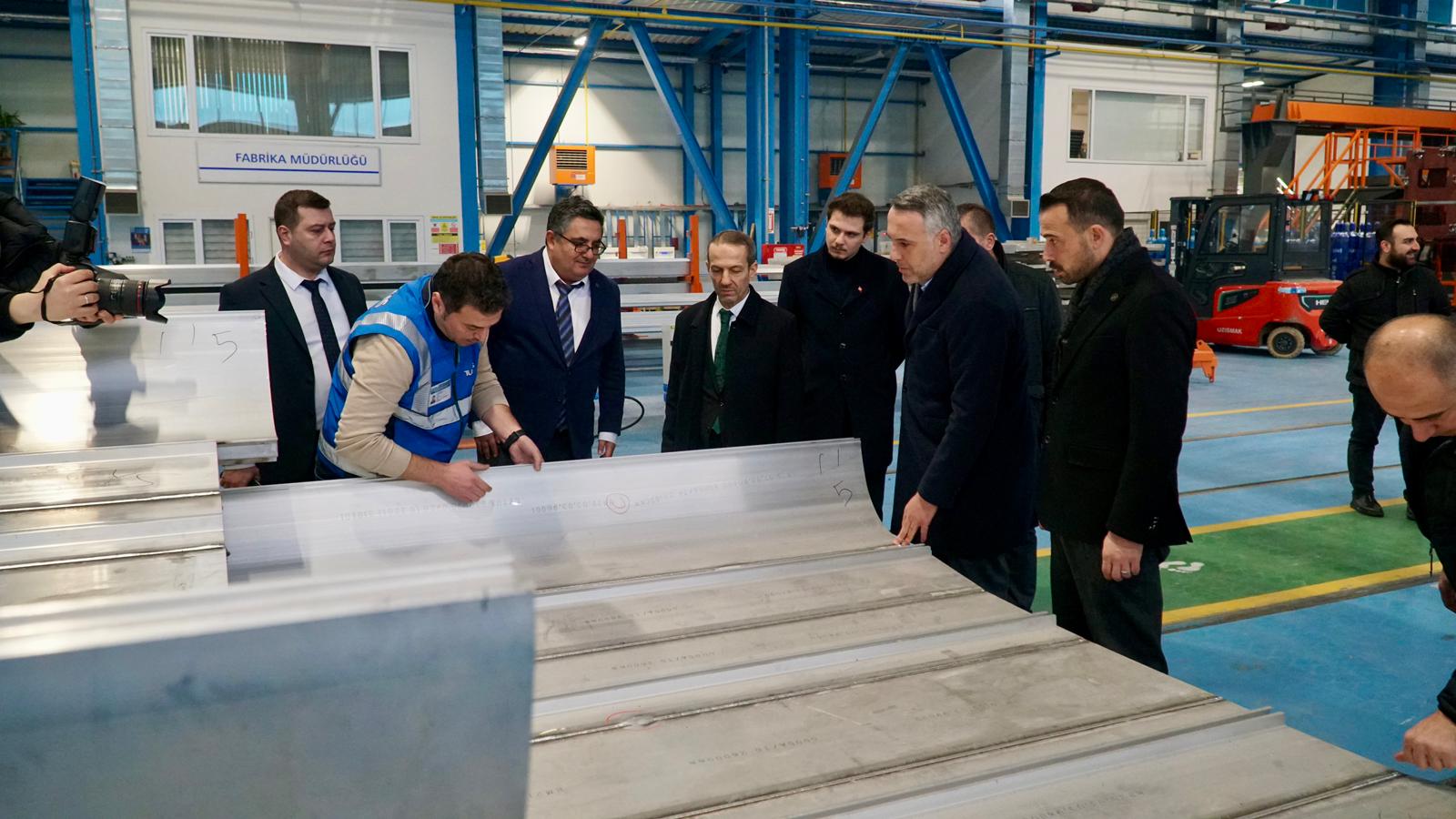 AK Parti Sakarya İl Başkanı Yunus Tever TÜRASAŞ ziyaret