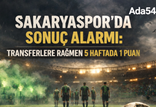 SAKARYASPOR’DA SONUÇ ALARMI: TRANSFERLERE RAĞMEN 5 HAFTADA 1 PUAN