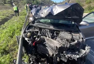 Ölüm böyle geldi! Arkadaşı saniye saniye kaydetti