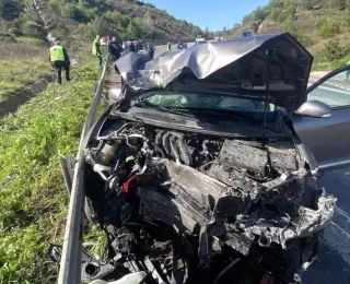 Ölüm böyle geldi! Arkadaşı saniye saniye kaydetti
