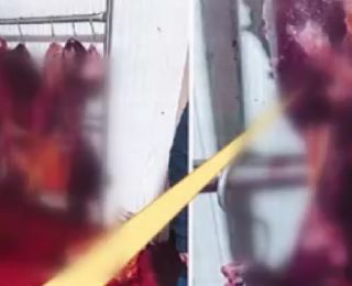 Bozuk et operasyonunda skandal görüntüler