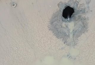 Kaynarca’da Doğa Olayı: Gölet Saniyeler İçinde Yer Altına Çekildi