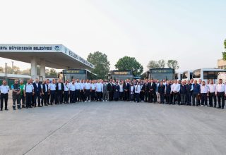 Başkan Alemdar gün aydınlanırken   şoförlerle buluştu