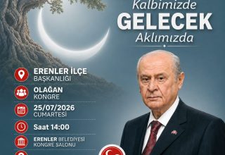 MHP SAKARYA TEŞKİLATLARINDA KONGRE HEYECANI: ERENLER İLÇE KONGRESİ GERÇEKLEŞİYOR