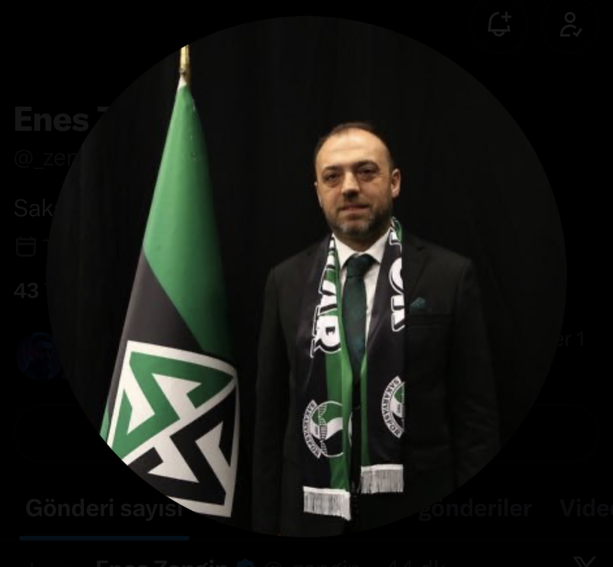 Sakaryaspor Başkanı Enes Zengin Sosyal Medya Hesabından Açıklama Yaptı