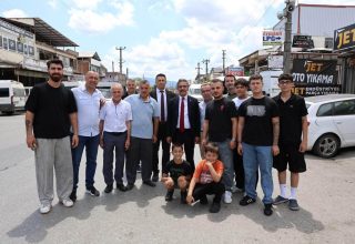 BAŞKAN DİNÇ MODERN SANAYİ ESNAFIYLA BULUŞTU