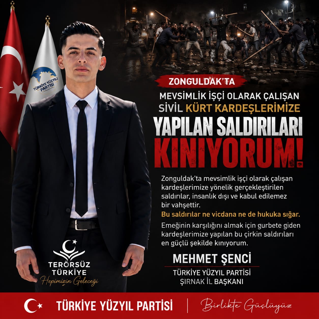 Mehmet Şenci’den Zonguldak’ta Mevsimlik İşçilere Yönelik Saldırı İddialarına Sert Tepki