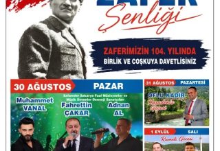 Erenler’de 30 Ağustos Zafer Bayramı Coşkusu 3 Gün Sürecek