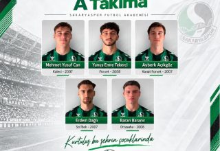 Sakaryaspor Altyapısından Büyük Gurur: 5 Genç Yetenek A Takım’da!