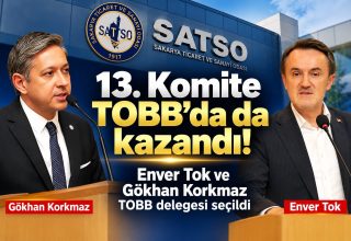 13.Komite TOBB’da da kazandı!; Enver Tok ve Gökhan Korkmaz TOBB delegesi seçildi