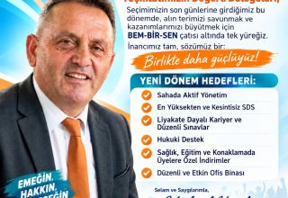 Yüksel Kotil, BEM-BİR-SEN Sakarya Şube Başkanlığına Adaylığını Açıkladı